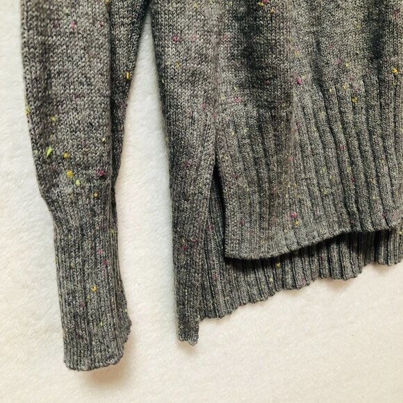 Old Navy Gray Long Sleeve V Neck Sweater Size Small - Picture 7 of 10